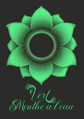 Vert menthe à l'eau